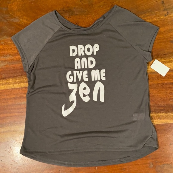 Tops - Yoga “drop and give me zen”